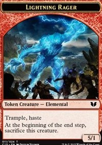 (image for) Lightning Rager // Lightning Rager Double-Sided Token